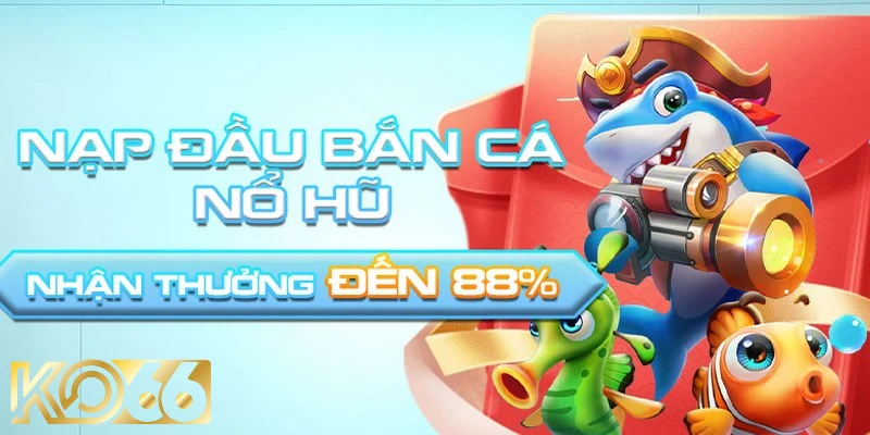 Khuyến mãi thưởng nạp đầu 3d game tại Ko66